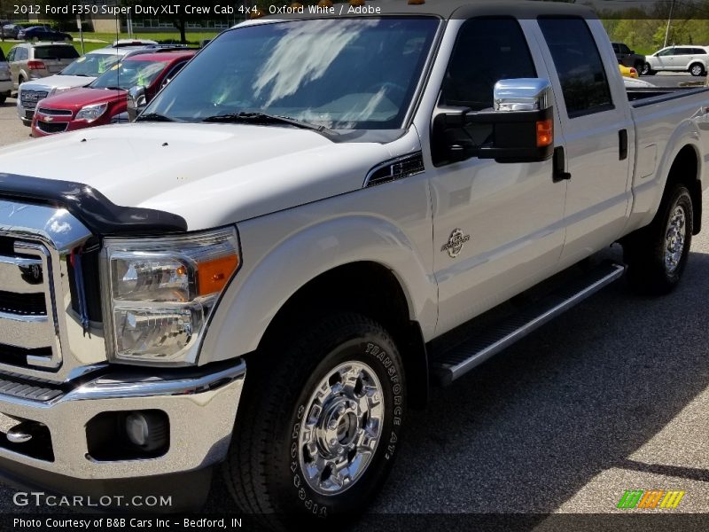 Oxford White / Adobe 2012 Ford F350 Super Duty XLT Crew Cab 4x4