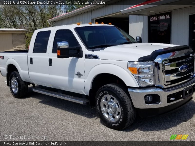 Oxford White / Adobe 2012 Ford F350 Super Duty XLT Crew Cab 4x4