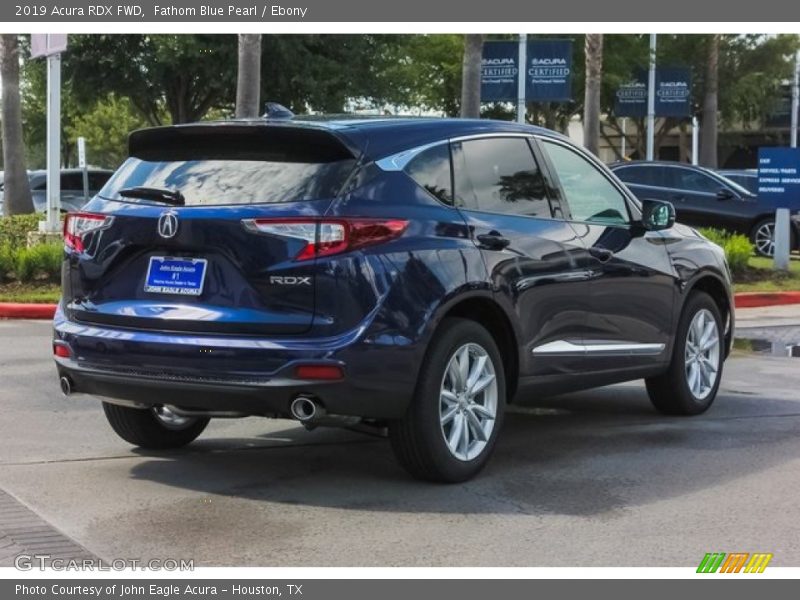 Fathom Blue Pearl / Ebony 2019 Acura RDX FWD