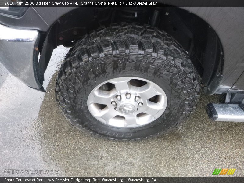 Granite Crystal Metallic / Black/Diesel Gray 2016 Ram 2500 Big Horn Crew Cab 4x4