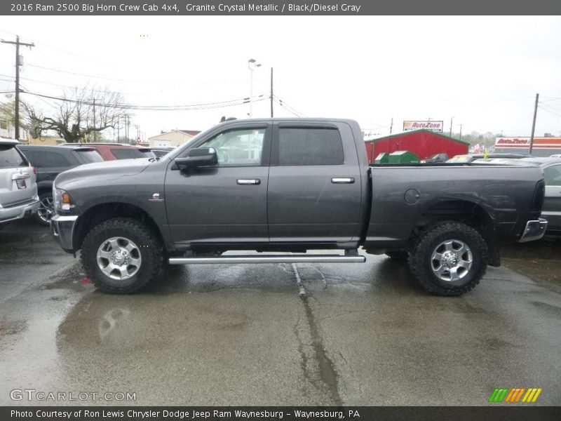 Granite Crystal Metallic / Black/Diesel Gray 2016 Ram 2500 Big Horn Crew Cab 4x4