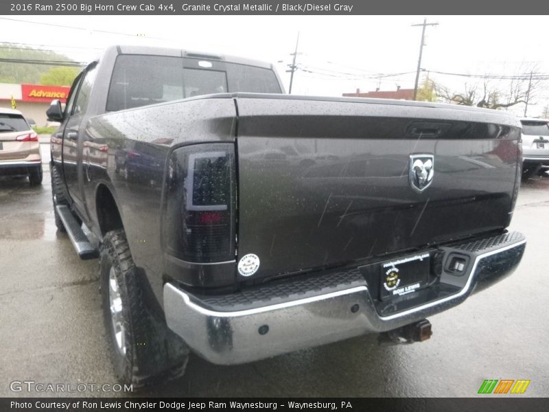 Granite Crystal Metallic / Black/Diesel Gray 2016 Ram 2500 Big Horn Crew Cab 4x4