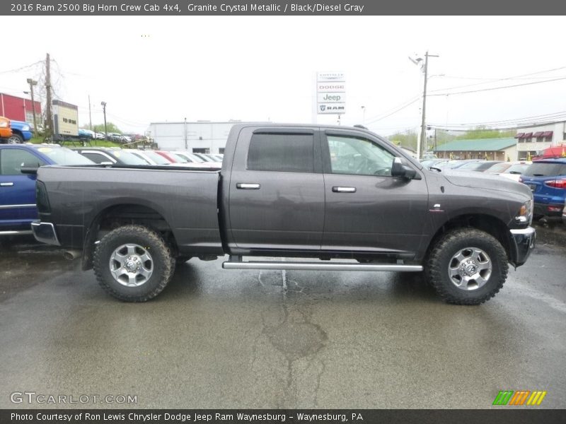 Granite Crystal Metallic / Black/Diesel Gray 2016 Ram 2500 Big Horn Crew Cab 4x4