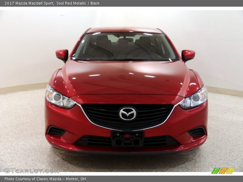 Soul Red Metallic / Black 2017 Mazda Mazda6 Sport