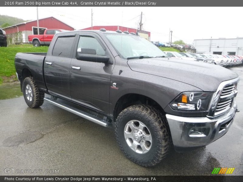 Granite Crystal Metallic / Black/Diesel Gray 2016 Ram 2500 Big Horn Crew Cab 4x4