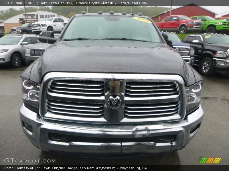 Granite Crystal Metallic / Black/Diesel Gray 2016 Ram 2500 Big Horn Crew Cab 4x4