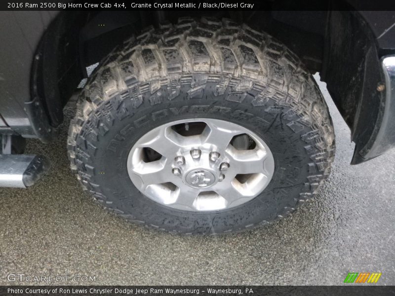 Granite Crystal Metallic / Black/Diesel Gray 2016 Ram 2500 Big Horn Crew Cab 4x4