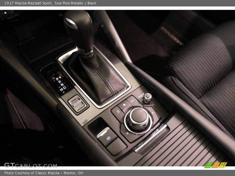 Soul Red Metallic / Black 2017 Mazda Mazda6 Sport