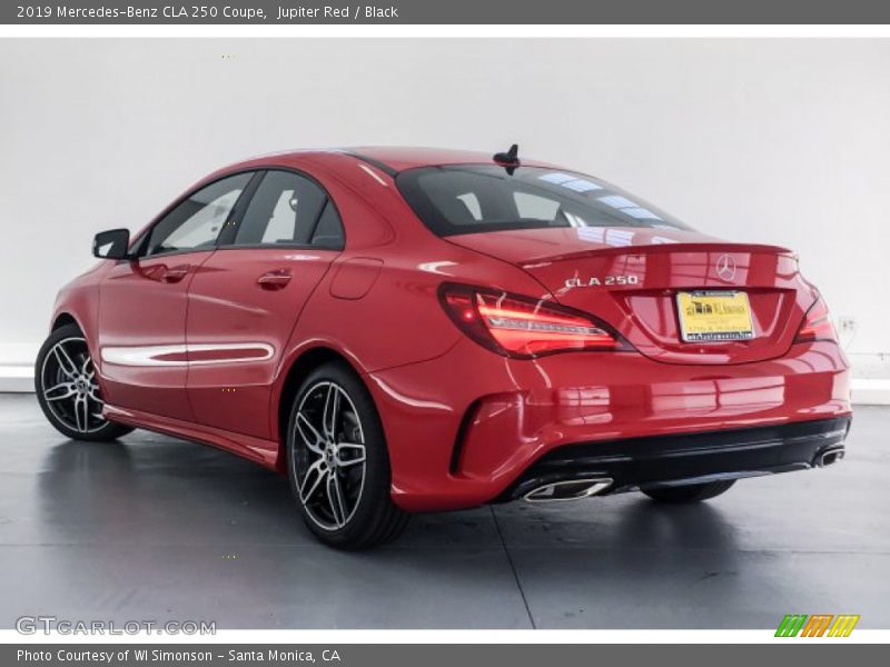 Jupiter Red / Black 2019 Mercedes-Benz CLA 250 Coupe