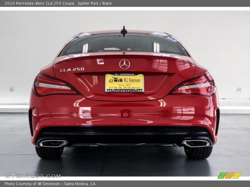 Jupiter Red / Black 2019 Mercedes-Benz CLA 250 Coupe