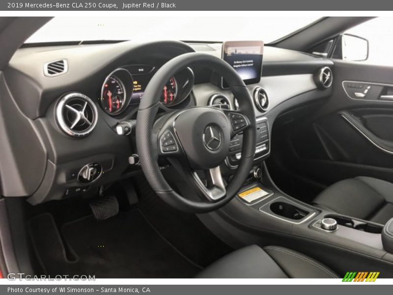 Jupiter Red / Black 2019 Mercedes-Benz CLA 250 Coupe
