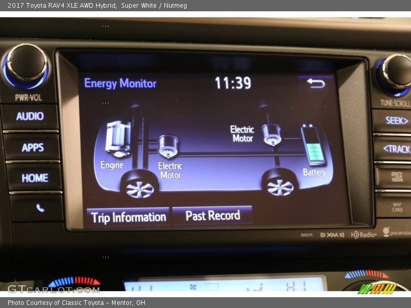 Super White / Nutmeg 2017 Toyota RAV4 XLE AWD Hybrid