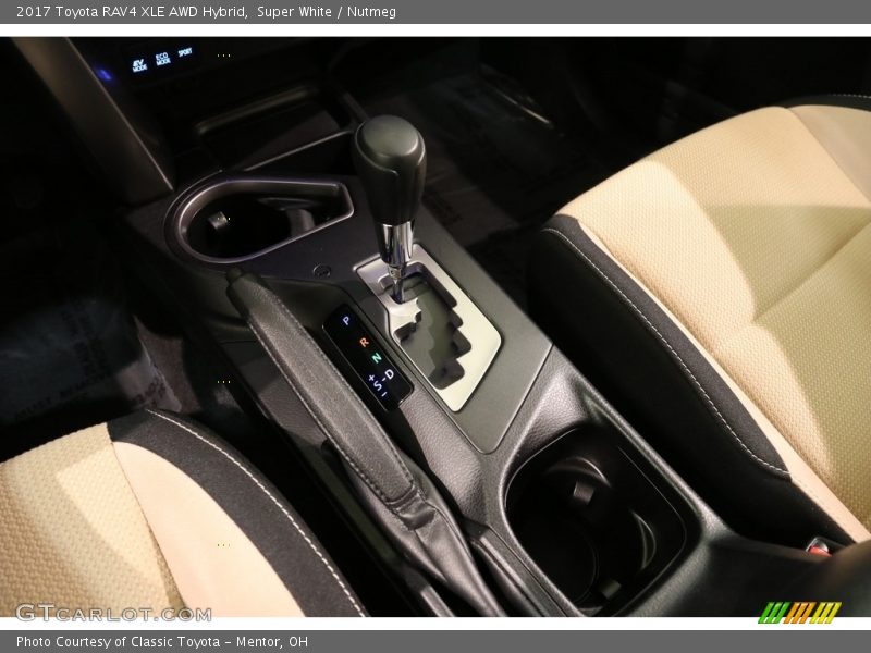 Super White / Nutmeg 2017 Toyota RAV4 XLE AWD Hybrid