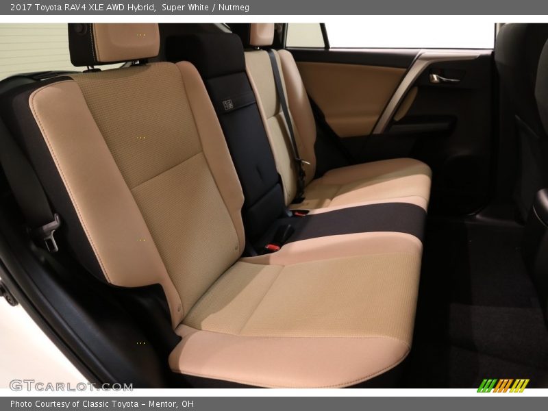 Super White / Nutmeg 2017 Toyota RAV4 XLE AWD Hybrid