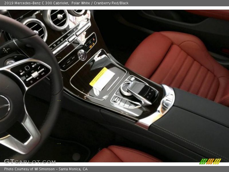 Polar White / Cranberry Red/Black 2019 Mercedes-Benz C 300 Cabriolet