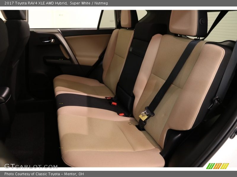 Super White / Nutmeg 2017 Toyota RAV4 XLE AWD Hybrid