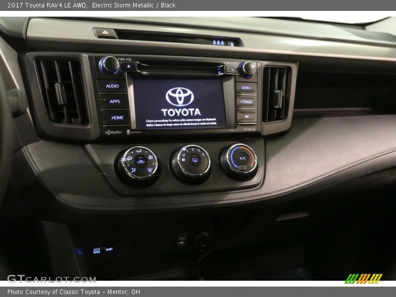 Electric Storm Metallic / Black 2017 Toyota RAV4 LE AWD