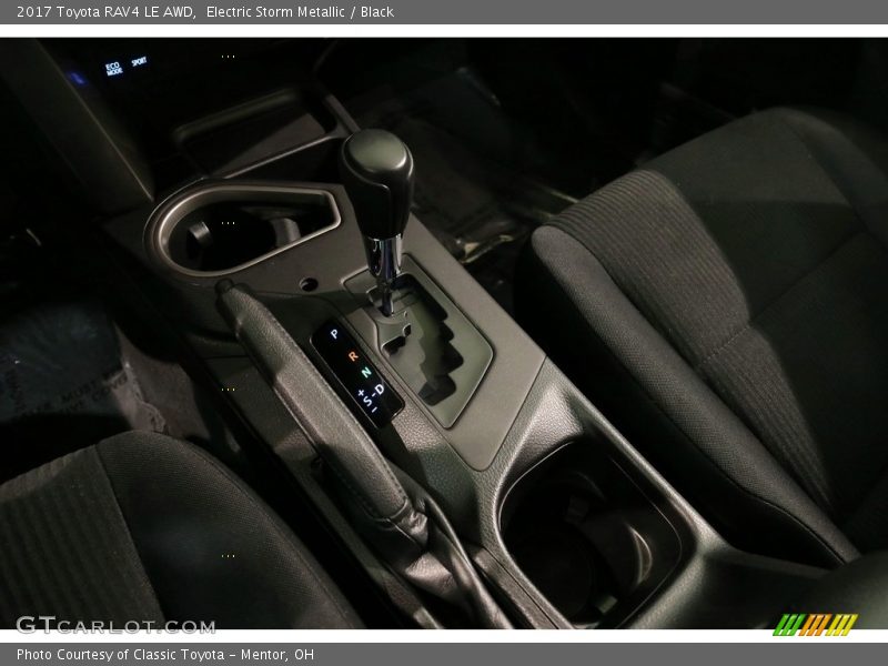 Electric Storm Metallic / Black 2017 Toyota RAV4 LE AWD