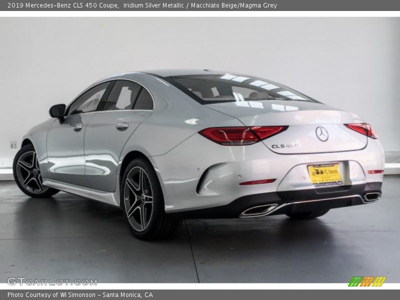 Iridium Silver Metallic / Macchiato Beige/Magma Grey 2019 Mercedes-Benz CLS 450 Coupe
