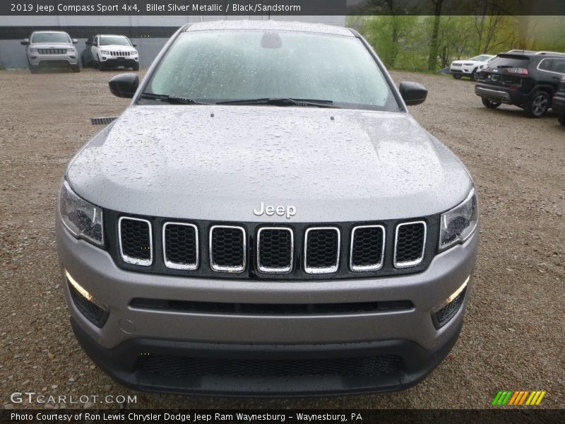 Billet Silver Metallic / Black/Sandstorm 2019 Jeep Compass Sport 4x4