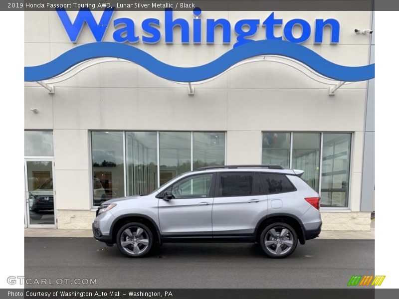 Lunar Silver Metallic / Black 2019 Honda Passport Touring AWD