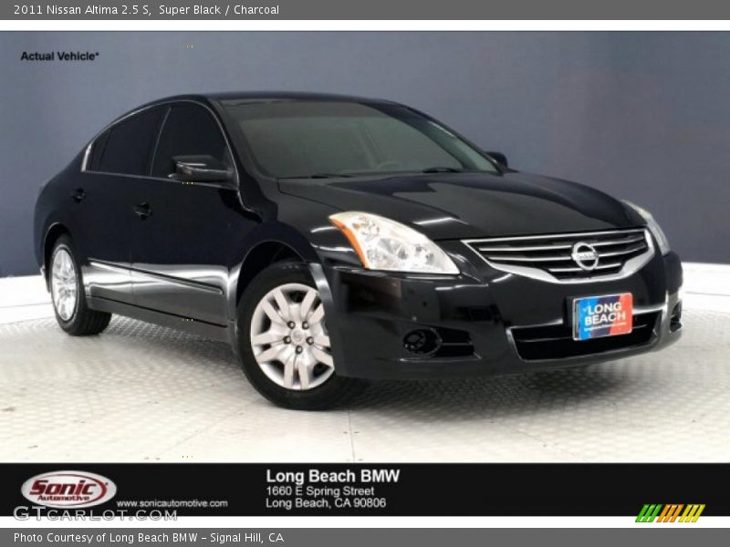 Super Black / Charcoal 2011 Nissan Altima 2.5 S
