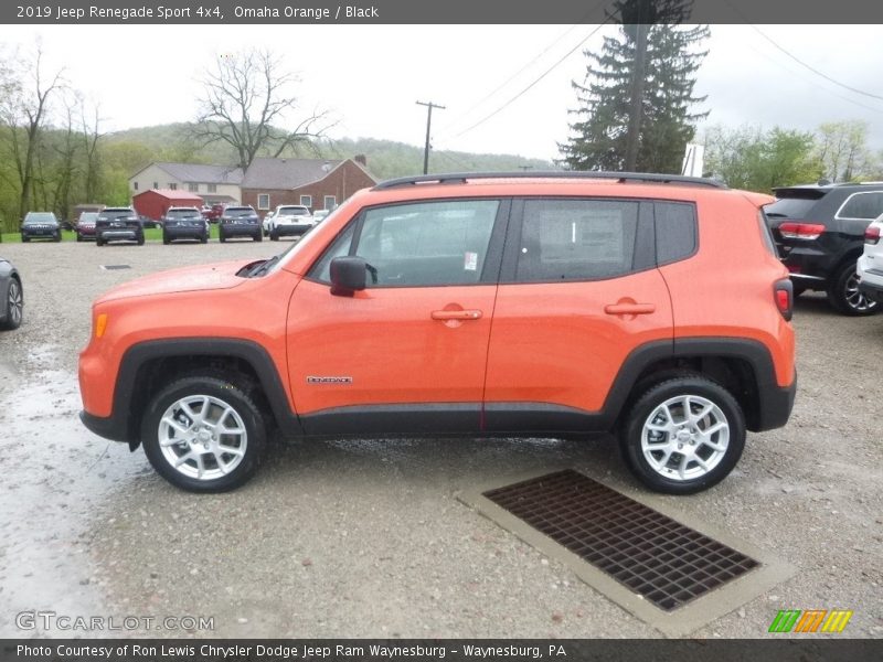 Omaha Orange / Black 2019 Jeep Renegade Sport 4x4