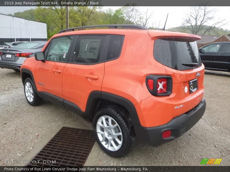 Omaha Orange / Black 2019 Jeep Renegade Sport 4x4