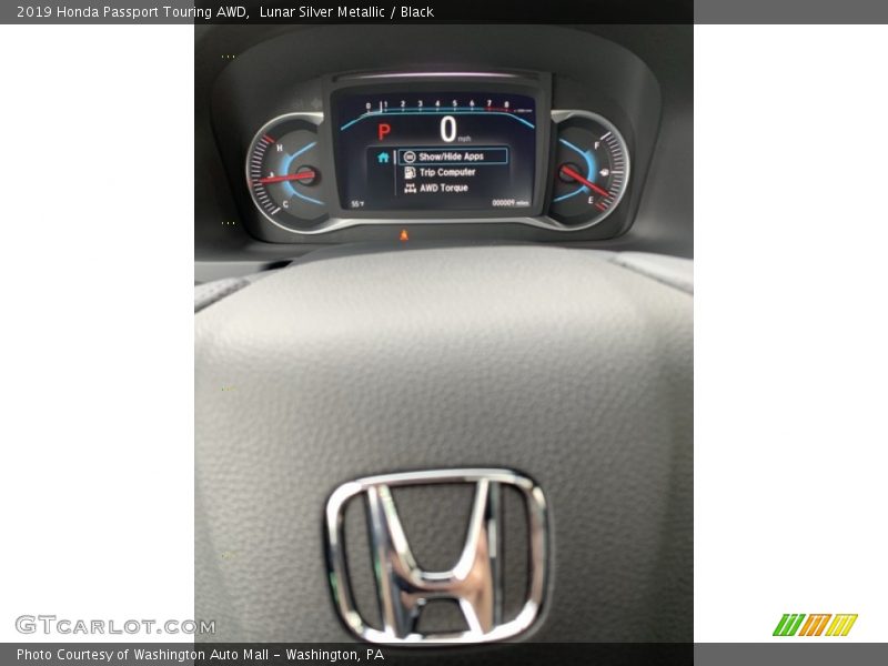 Lunar Silver Metallic / Black 2019 Honda Passport Touring AWD
