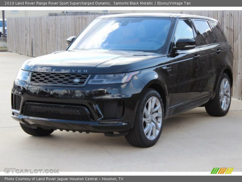 Santorini Black Metallic / Ebony/Vintage Tan 2019 Land Rover Range Rover Sport Supercharged Dynamic