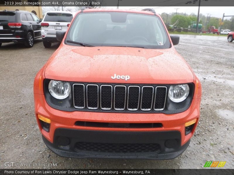 Omaha Orange / Black 2019 Jeep Renegade Sport 4x4