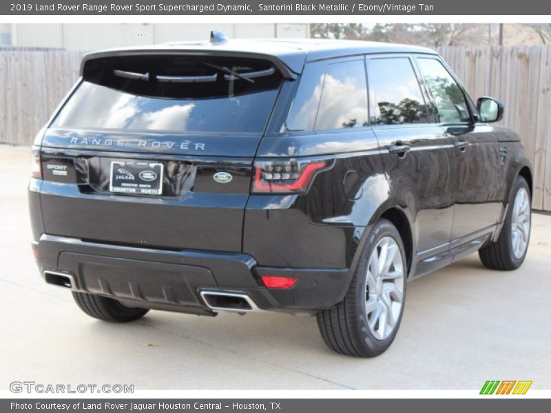 Santorini Black Metallic / Ebony/Vintage Tan 2019 Land Rover Range Rover Sport Supercharged Dynamic