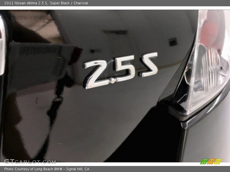 Super Black / Charcoal 2011 Nissan Altima 2.5 S