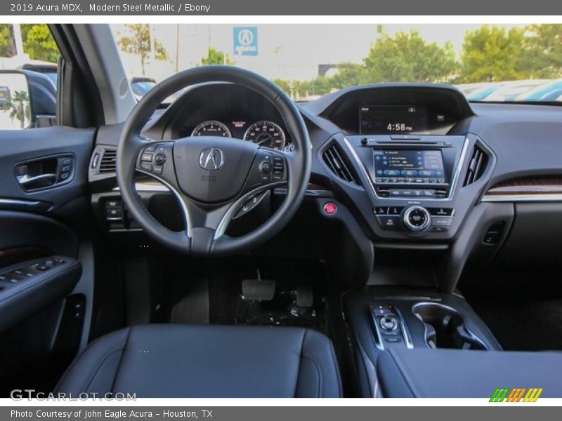 Modern Steel Metallic / Ebony 2019 Acura MDX