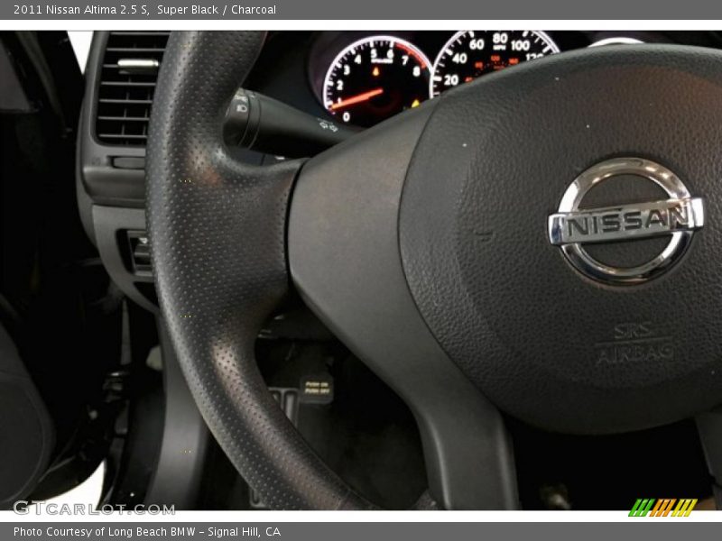 Super Black / Charcoal 2011 Nissan Altima 2.5 S