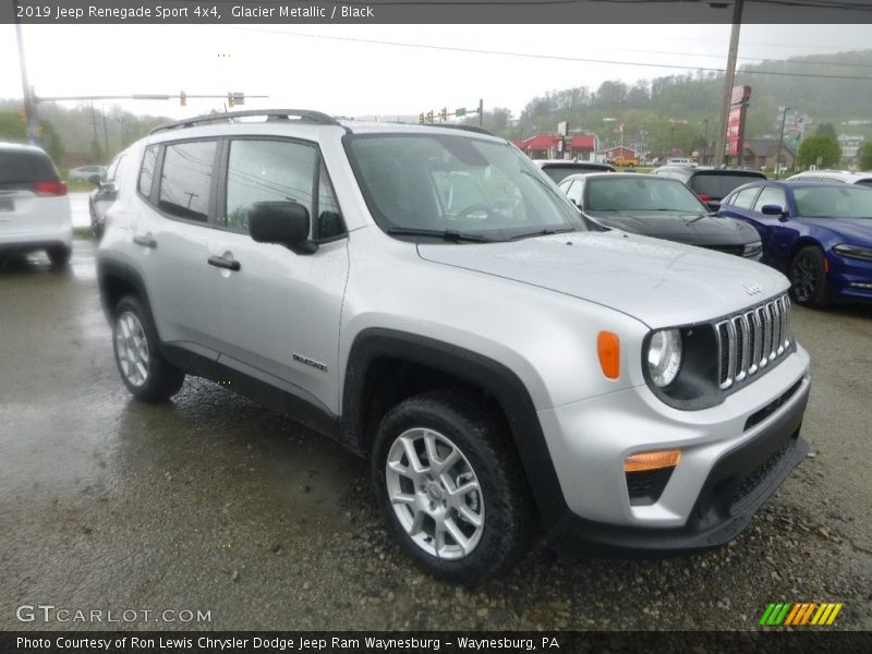 Glacier Metallic / Black 2019 Jeep Renegade Sport 4x4