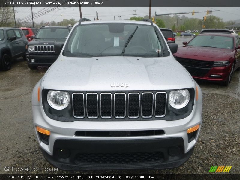 Glacier Metallic / Black 2019 Jeep Renegade Sport 4x4