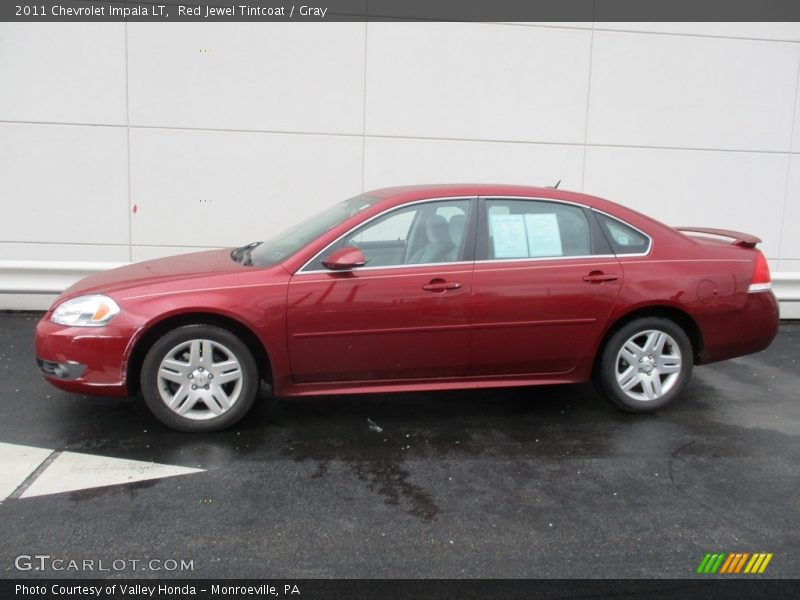 Red Jewel Tintcoat / Gray 2011 Chevrolet Impala LT