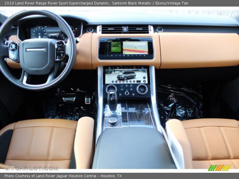 Santorini Black Metallic / Ebony/Vintage Tan 2019 Land Rover Range Rover Sport Supercharged Dynamic