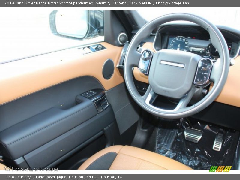 Santorini Black Metallic / Ebony/Vintage Tan 2019 Land Rover Range Rover Sport Supercharged Dynamic