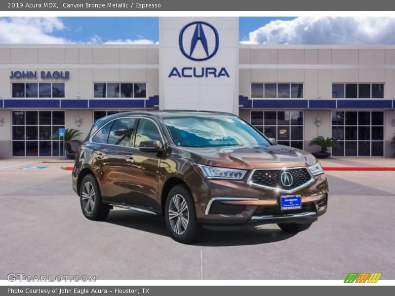 Canyon Bronze Metallic / Espresso 2019 Acura MDX