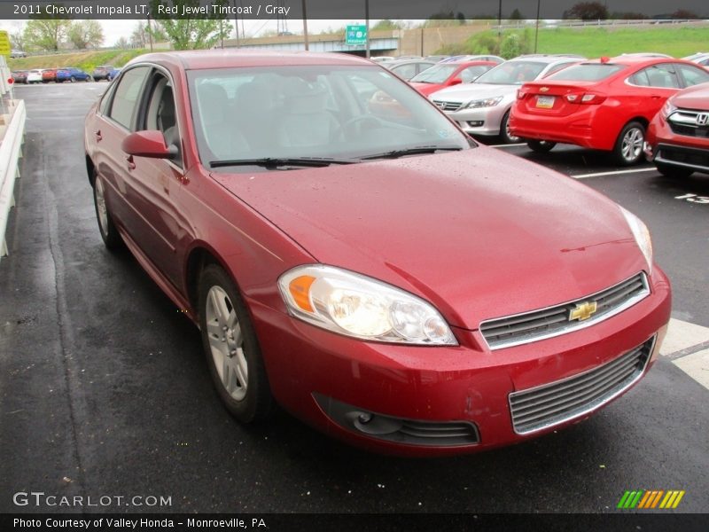 Red Jewel Tintcoat / Gray 2011 Chevrolet Impala LT