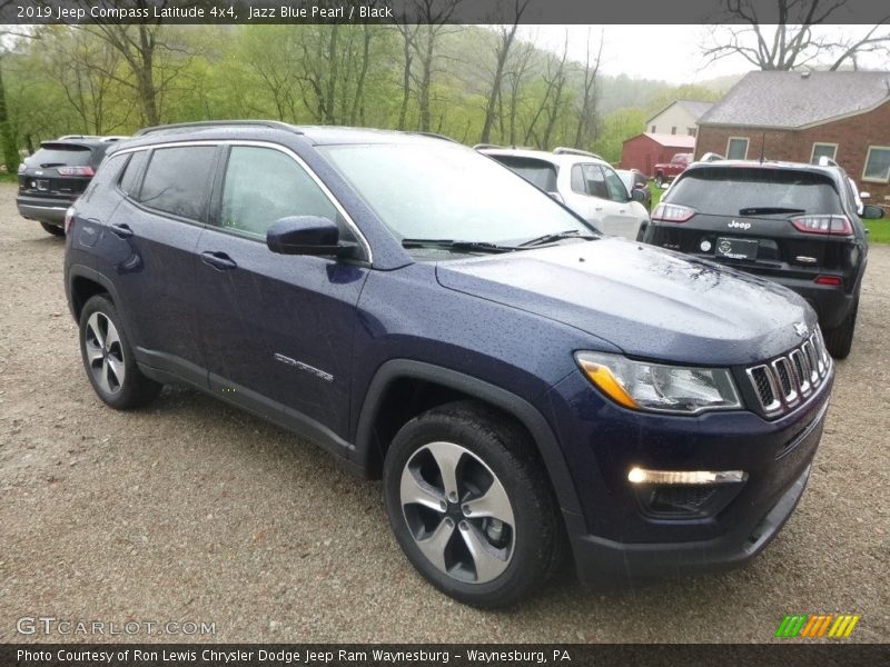 Jazz Blue Pearl / Black 2019 Jeep Compass Latitude 4x4