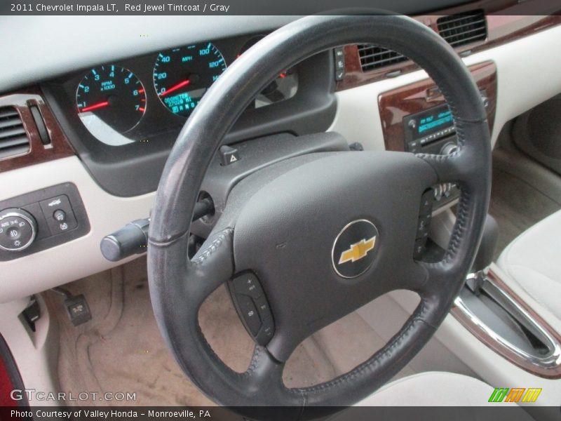 Red Jewel Tintcoat / Gray 2011 Chevrolet Impala LT