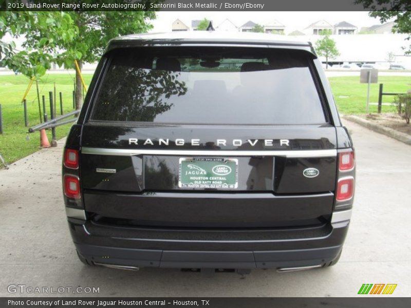 Santorini Black Metallic / Ebony/Ebony 2019 Land Rover Range Rover Autobiography