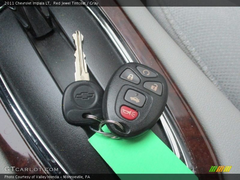 Red Jewel Tintcoat / Gray 2011 Chevrolet Impala LT