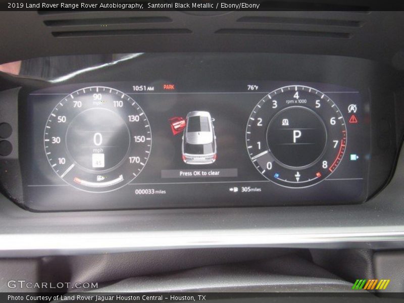 Santorini Black Metallic / Ebony/Ebony 2019 Land Rover Range Rover Autobiography