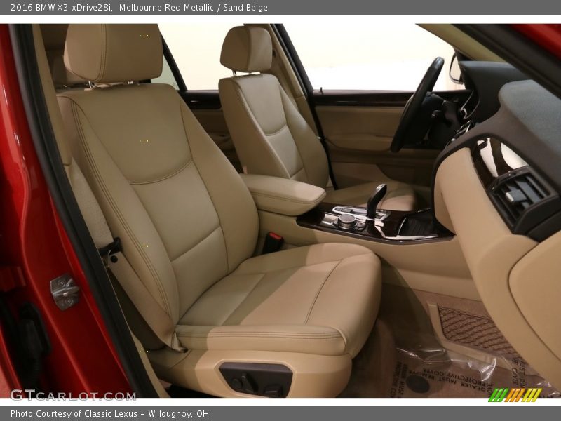 Melbourne Red Metallic / Sand Beige 2016 BMW X3 xDrive28i