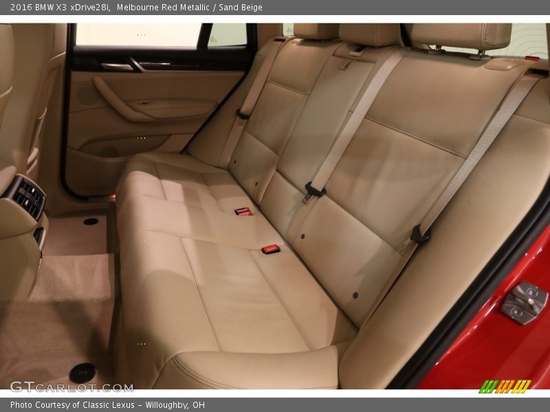 Melbourne Red Metallic / Sand Beige 2016 BMW X3 xDrive28i