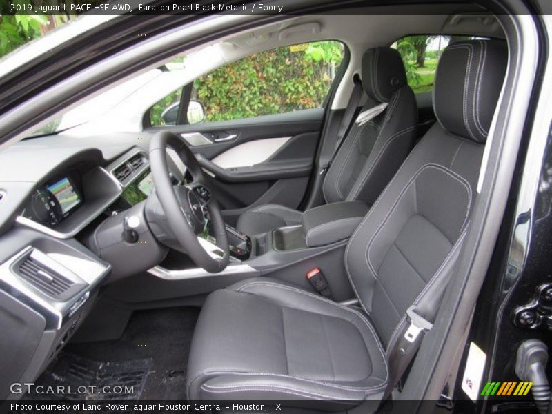 Front Seat of 2019 I-PACE HSE AWD